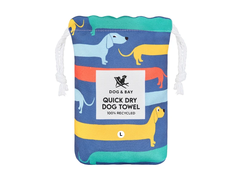 Dock & Bay Hundehandtuch L Go Long 120x70cm