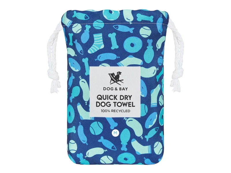Dock & Bay Hundehandtuch M A Dogs Dinner 90x50cm