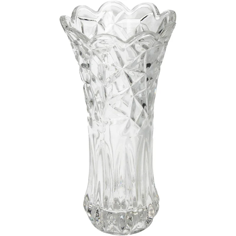 Vase Glas Klar 10x10x19,5cm