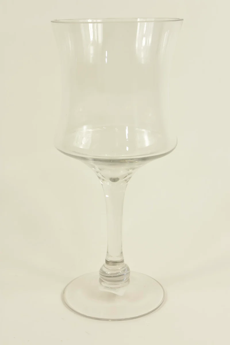 GLASVASE AUF FUSS D11,5X30H TRANSPARENT