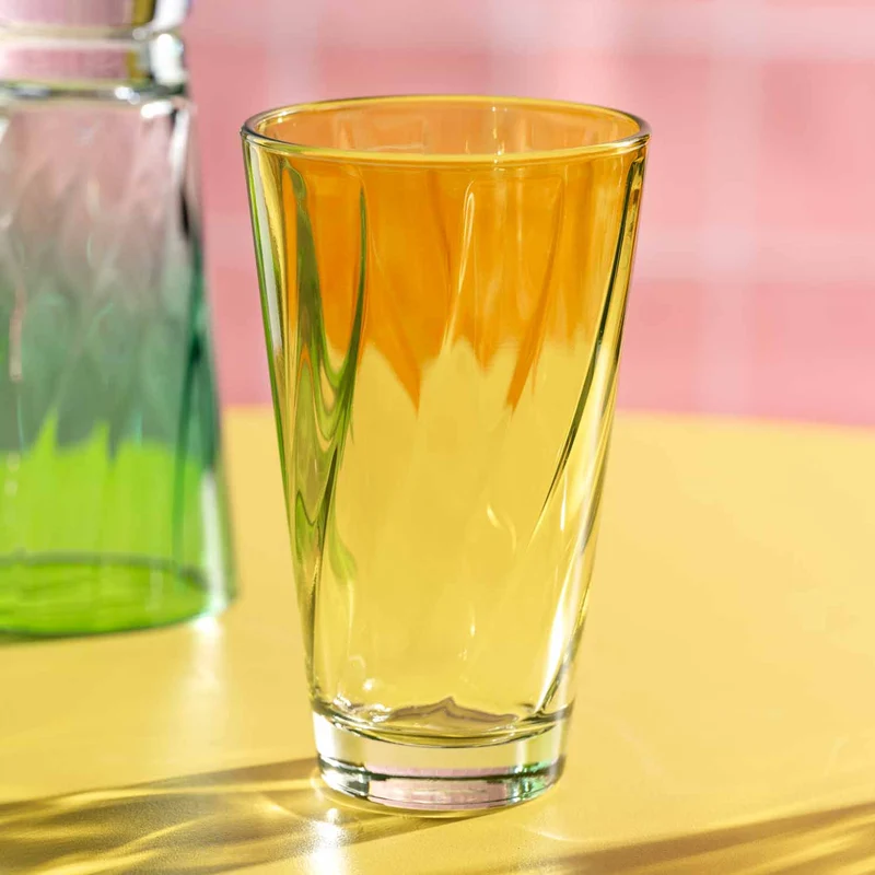 Trinkglas TWIST 300 ml gelb 4er-Set