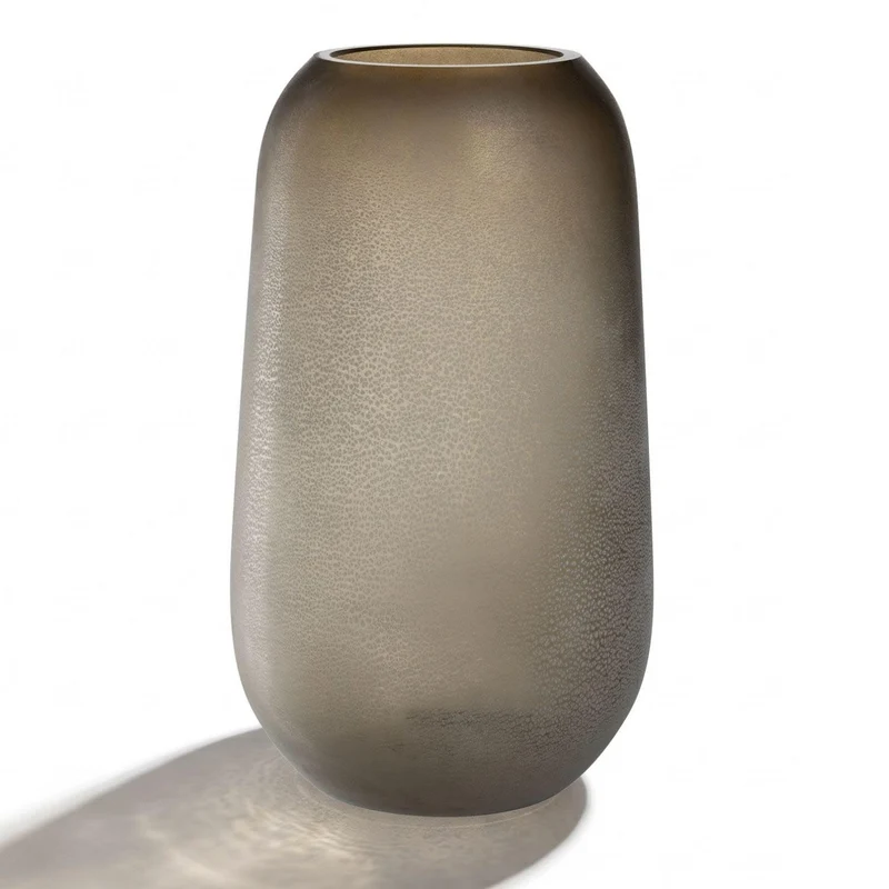 Vase TROGOLO 40 cm taupe