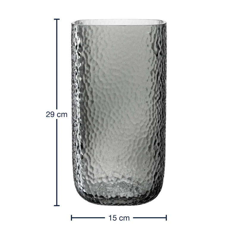 Vase MARTELLO 29 cm grau