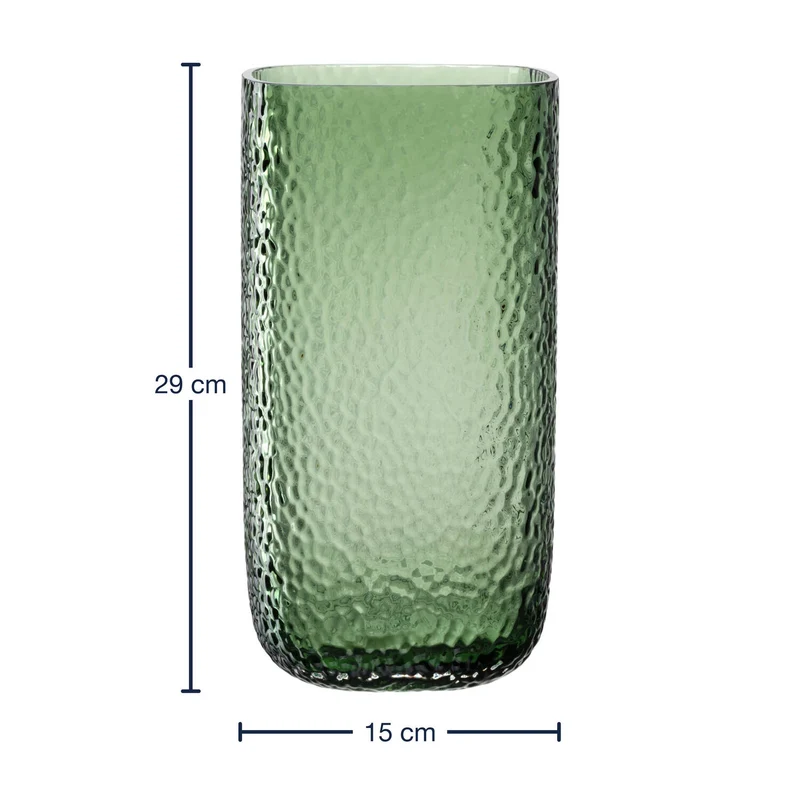 Vase MARTELLO 29 cm grün
