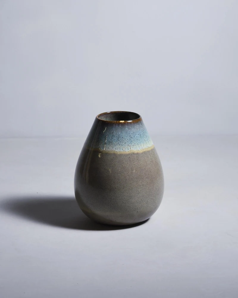 Madeira Vase M grünblau