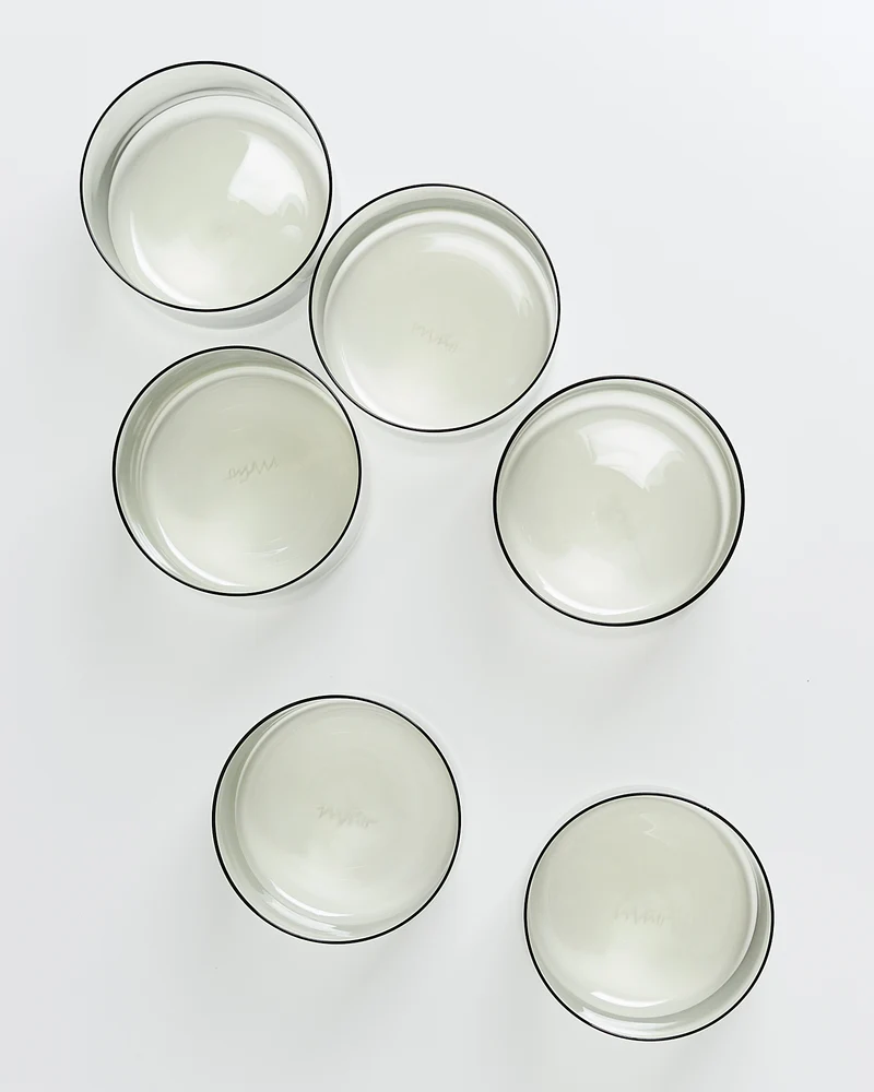 Joia Glas klein smaragd 6er-Set