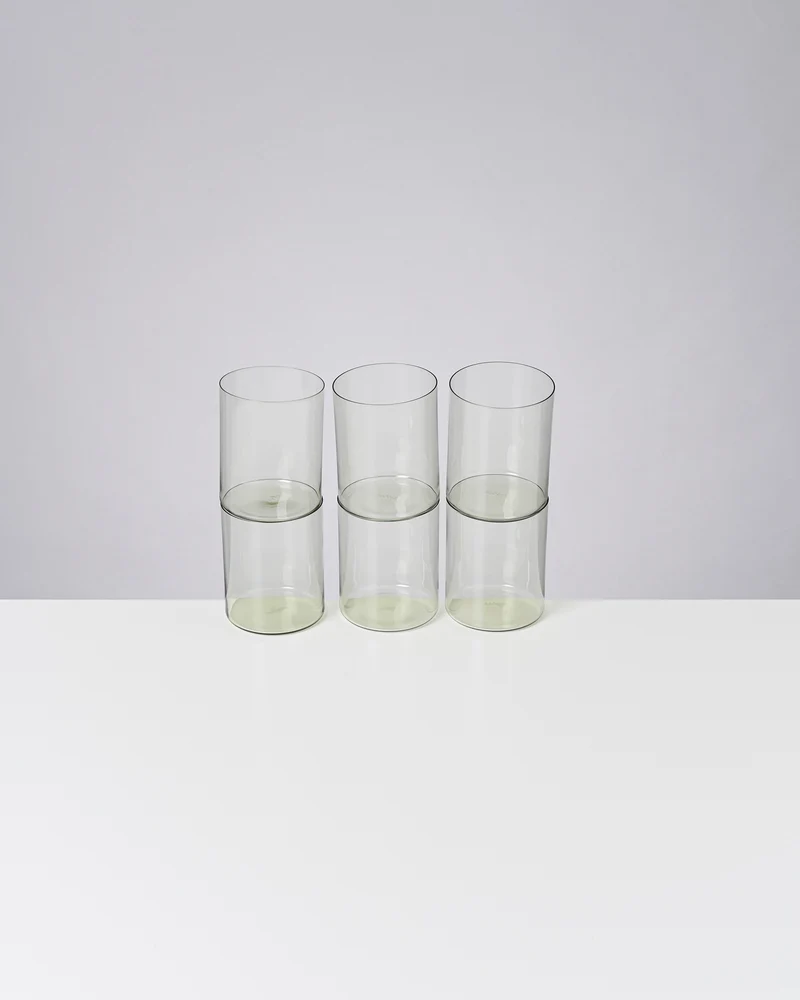 Joia Glas groß smaragd 6er-Set