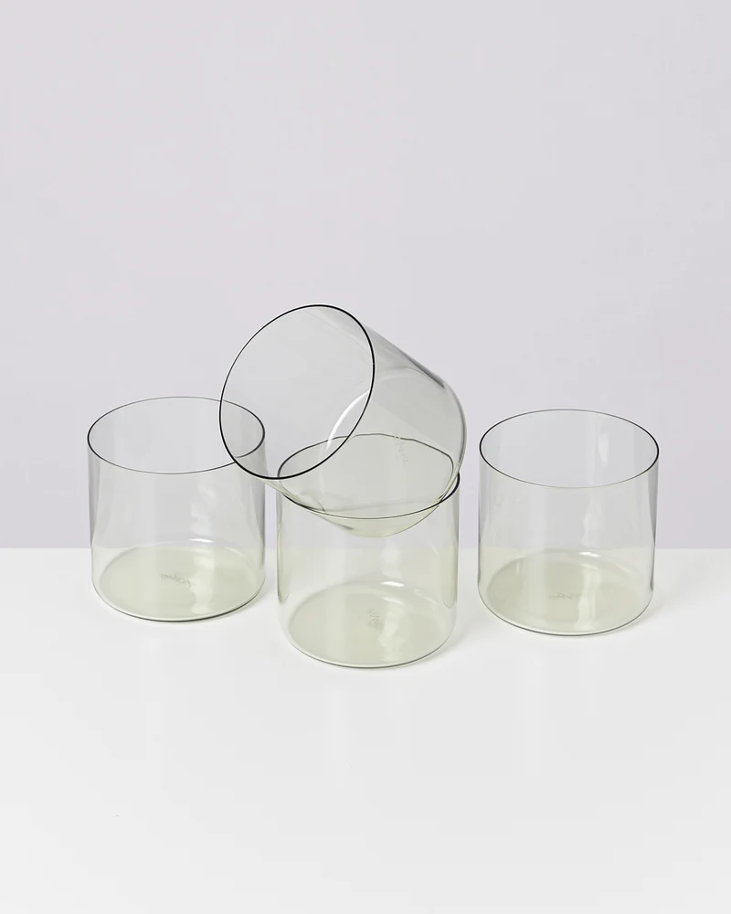 Joia Glas klein smaragd 4er-Set