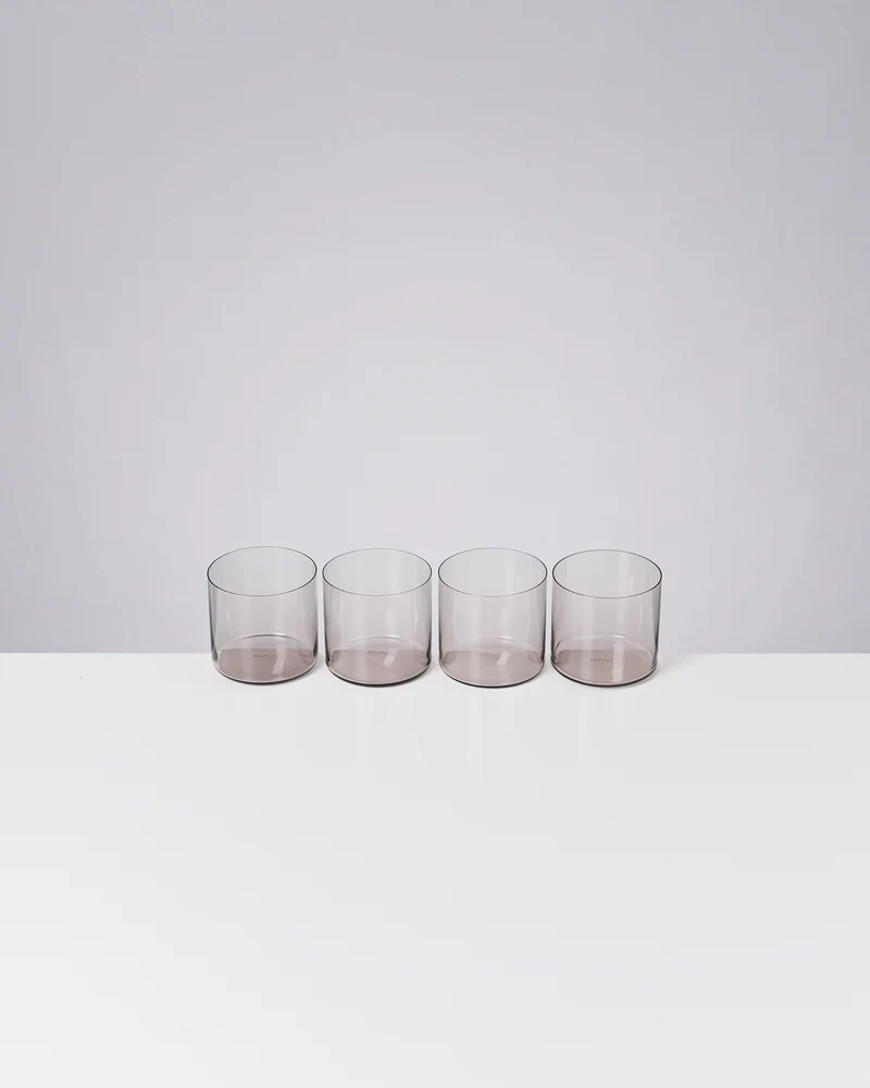 Joia Glas klein grau 4er-Set
