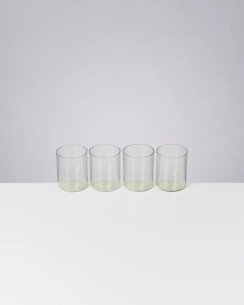 Joia Glas groß smaragd 4er-Set