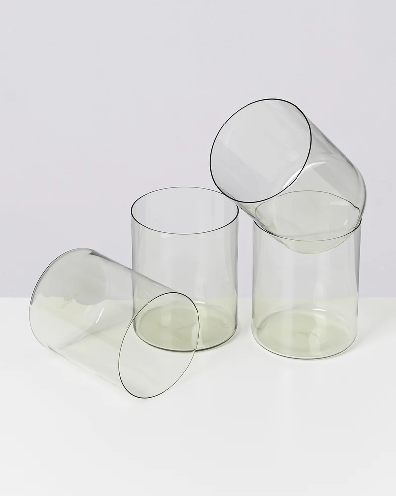 Joia Glas groß smaragd 4er-Set