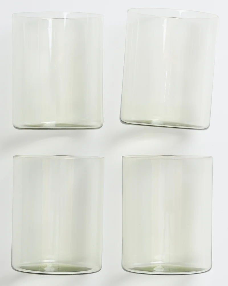 Joia Glas groß smaragd 4er-Set