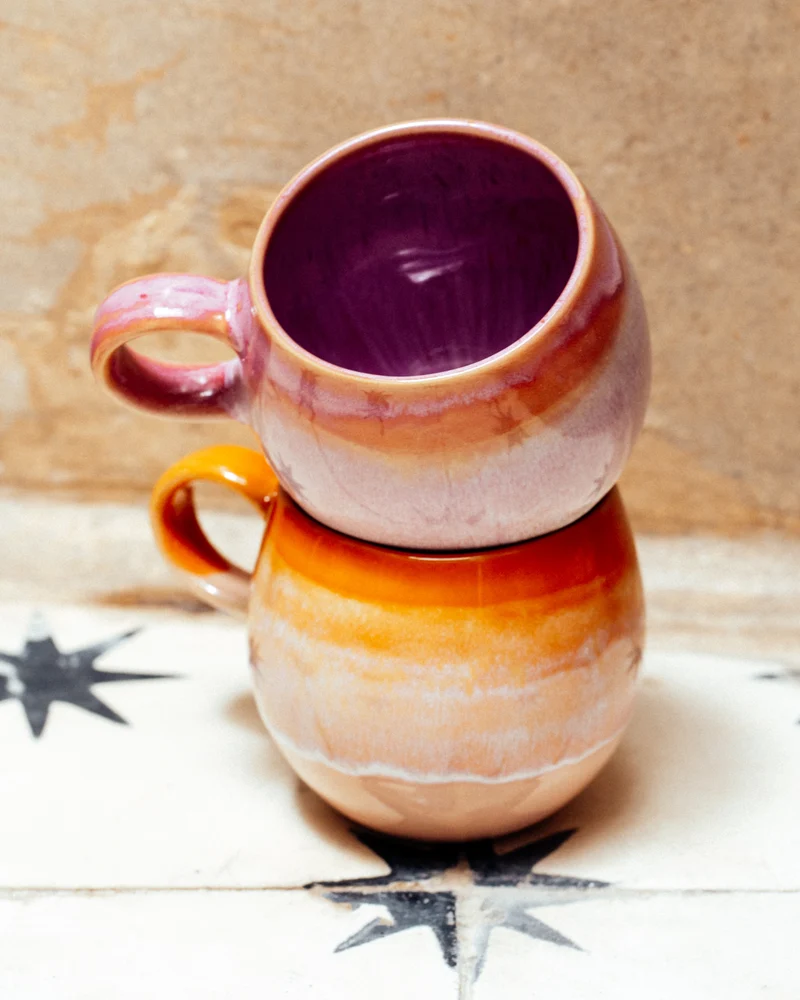 Bica Tasse groß orange