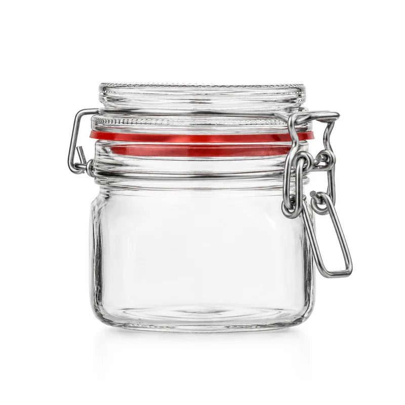 Drahtbügelglas 314 ml - Vierkant