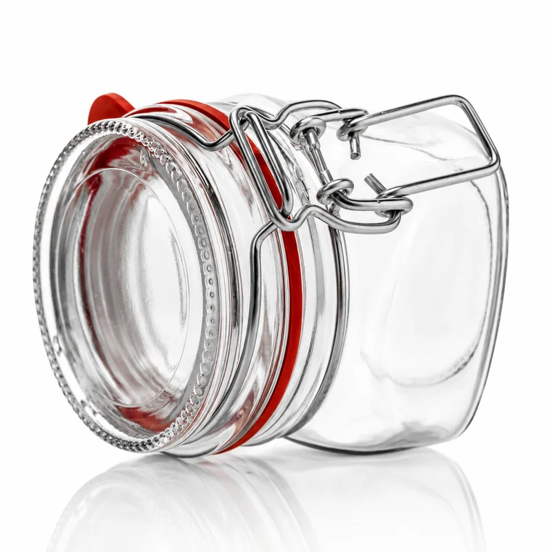 Drahtbügelglas 314 ml - Vierkant
