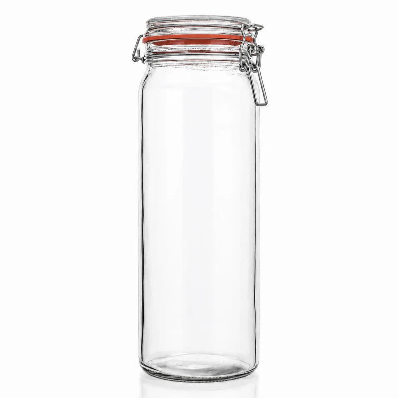 Drahtbügelglas 2160 ml - Rund