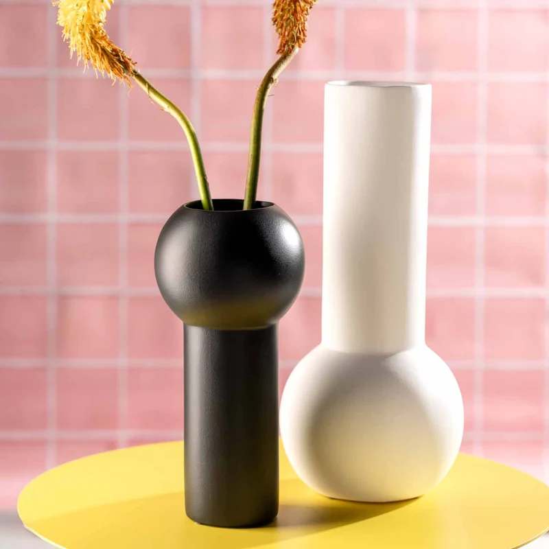 Keramikvase BRERA 31 cm schwarz