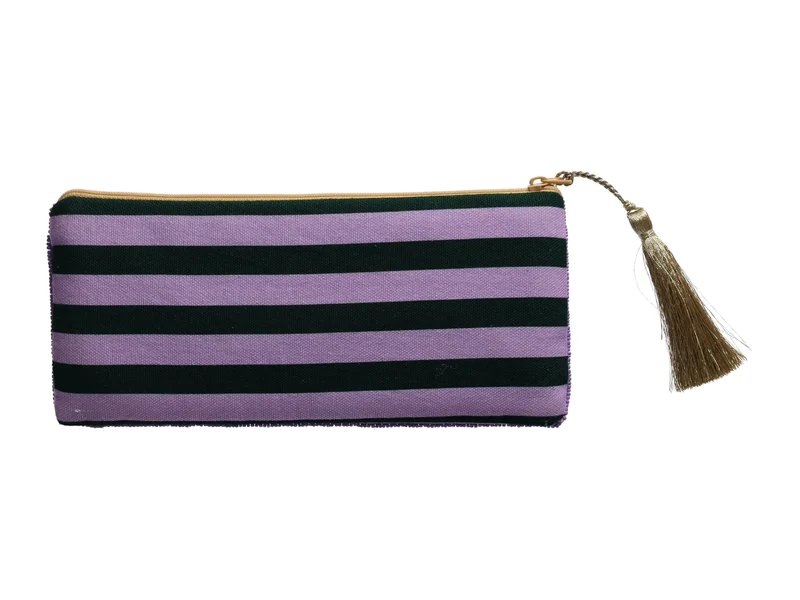 Giftcompany Elodie Kosmetiktasche L Krokodile lila/grün 22cm
