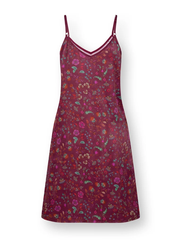 PIP STUDIO Flora Bangalore Disa Nachthemd lang dark pink S