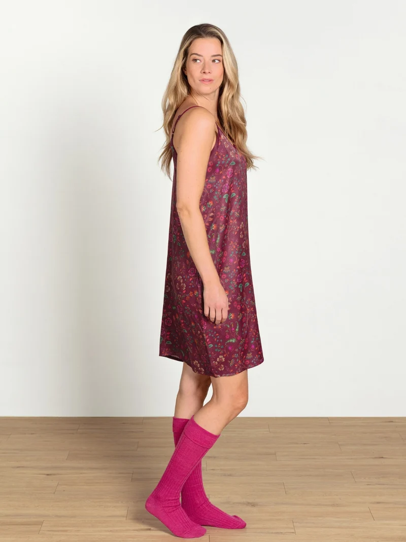 PIP STUDIO Flora Bangalore Disa Nachthemd lang dark pink L