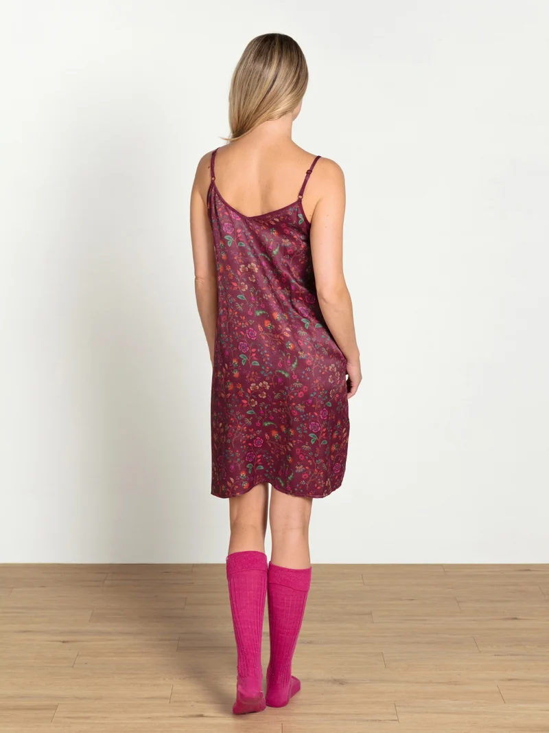 PIP STUDIO Flora Bangalore Disa Nachthemd lang dark pink XS