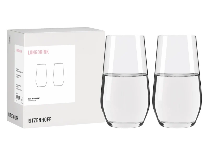 Ritzenhoff Lichtweiss Wasserglas Lilly 2er Set RDT H25