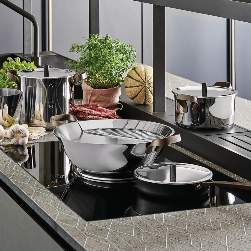 Alessi Pfannendeckel Edo - PU200/20 - ø 20 cm - von Patricia Urquiola