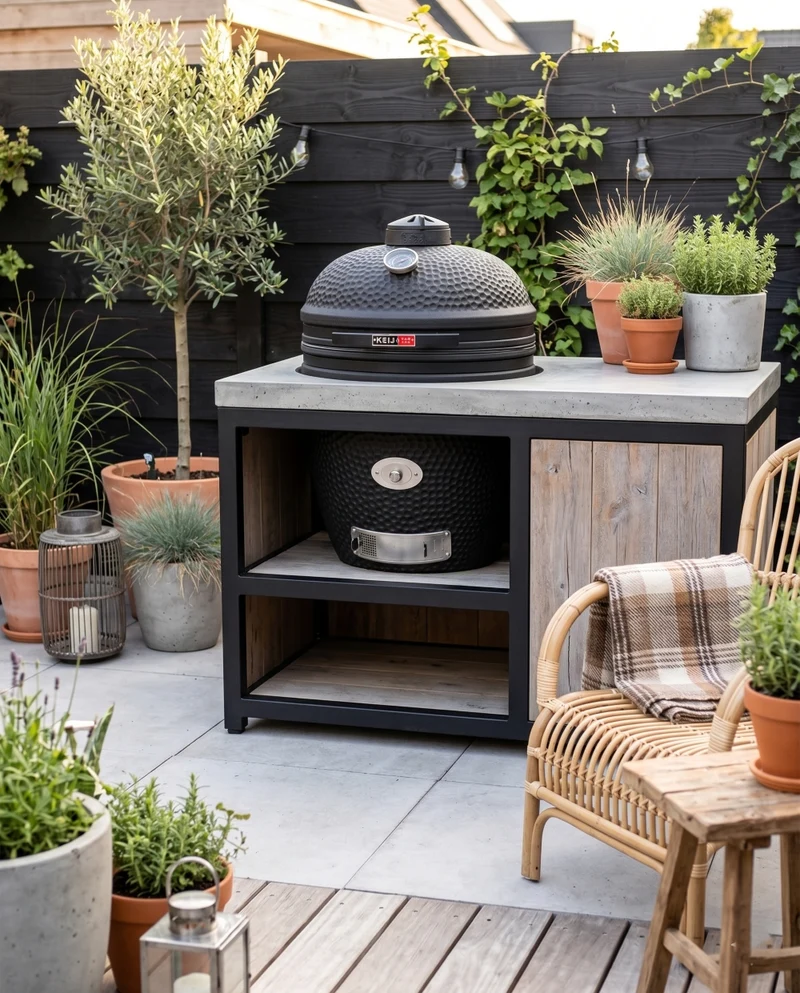 Keij Kamado BBQ Legend Large Black - Solo - 21 Zoll