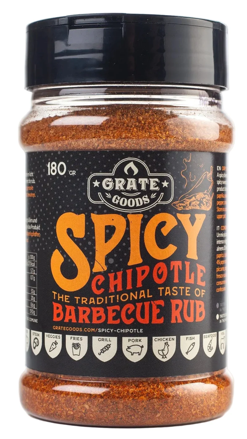 Grate Goods BBQ Rub Spicy Chipotle - 180 Gramm