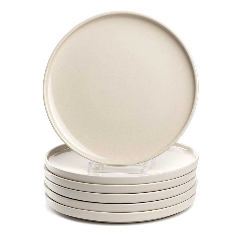 Keramikteller ROMA 27 cm creme 6er-Set