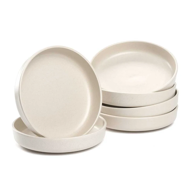 Keramikteller ROMA 20 cm creme tief 6er-Set