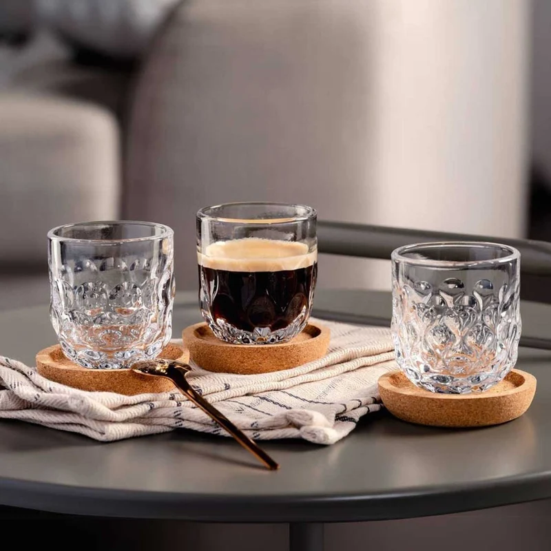 Espressoglas GOCCE 60ml 3. Variante 2er-Set