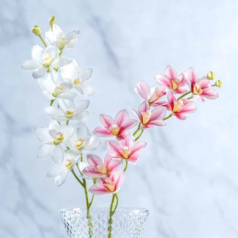 Orchidee FIORE 76 cm weiß