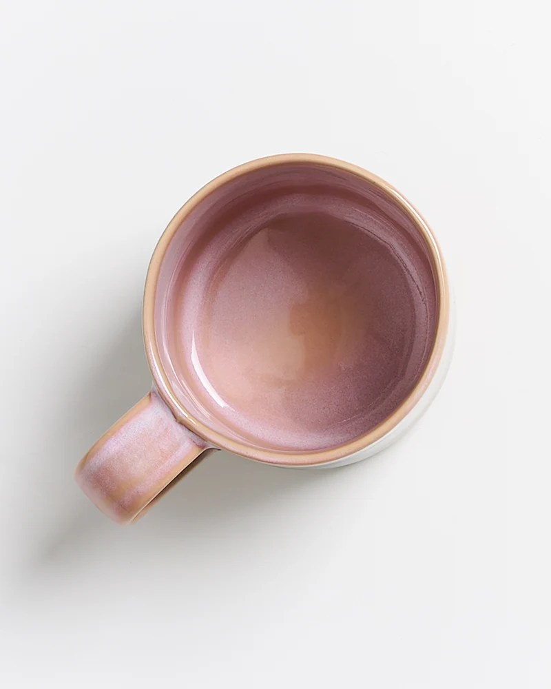 Nódoa Tasse groß dipped rosa blau 4er-Set