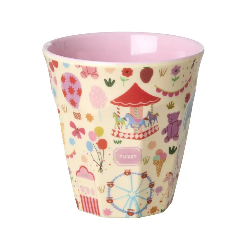rice mittelgroßer Kinderbecher Pink – Fun Fair