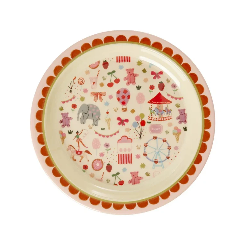 rice Kinderteller Pink – Fun Fair