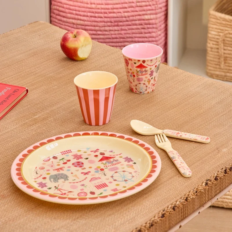 rice Kinderteller Pink – Fun Fair