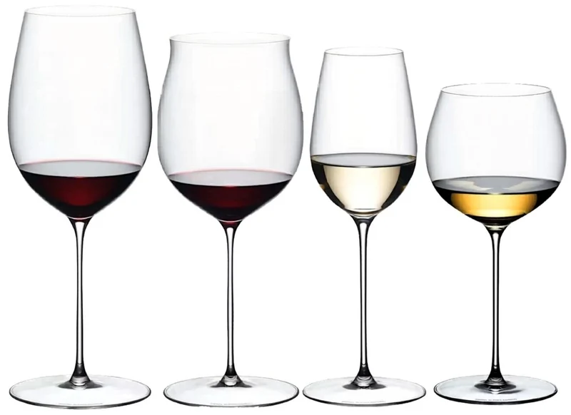Riedel Weingläser-Set Superleggero - Bordeaux Grand Cru, Burgundy Grand Cru, Riesling & Oaked Chardonnay - 4 Stück