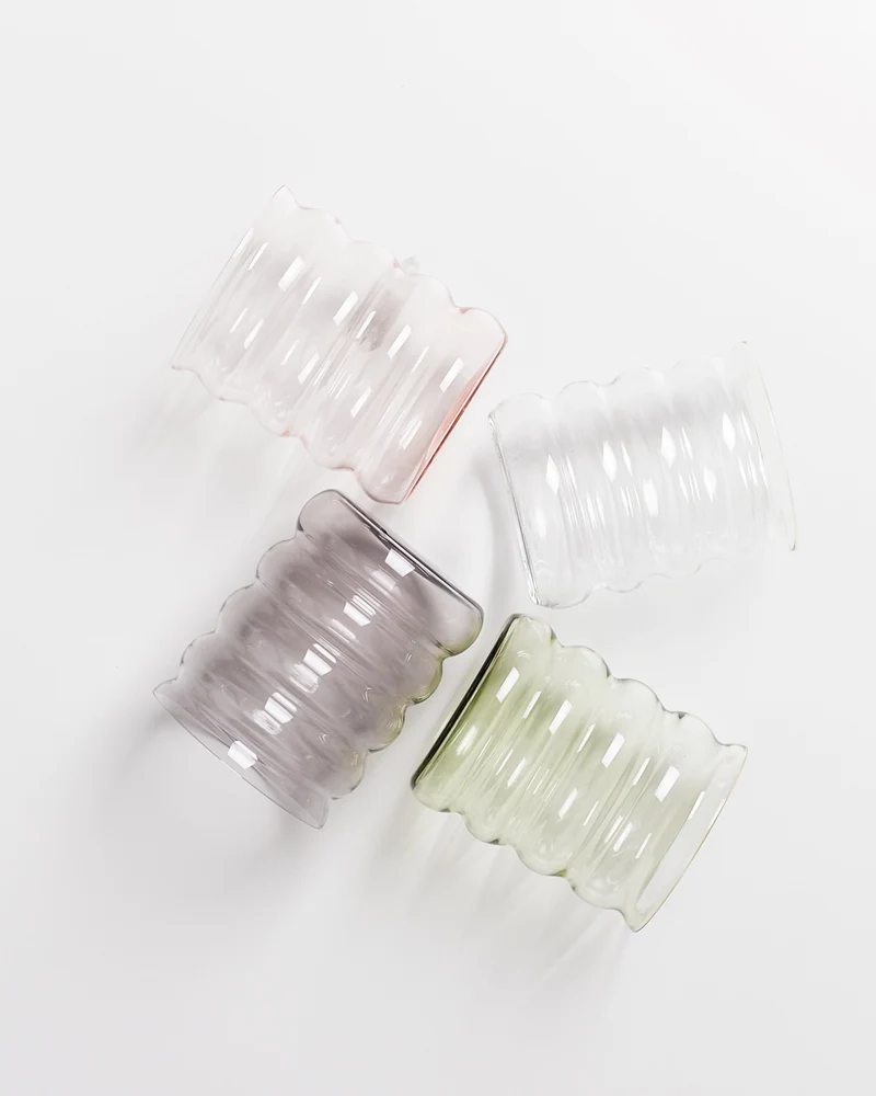 Joia Glas groß bubble mix 4er-Set