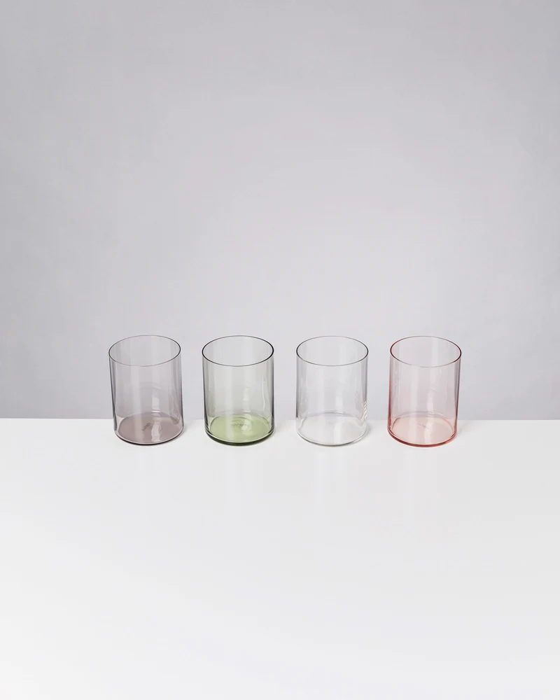 Joia Glas groß Blush Light mix 4er-Set