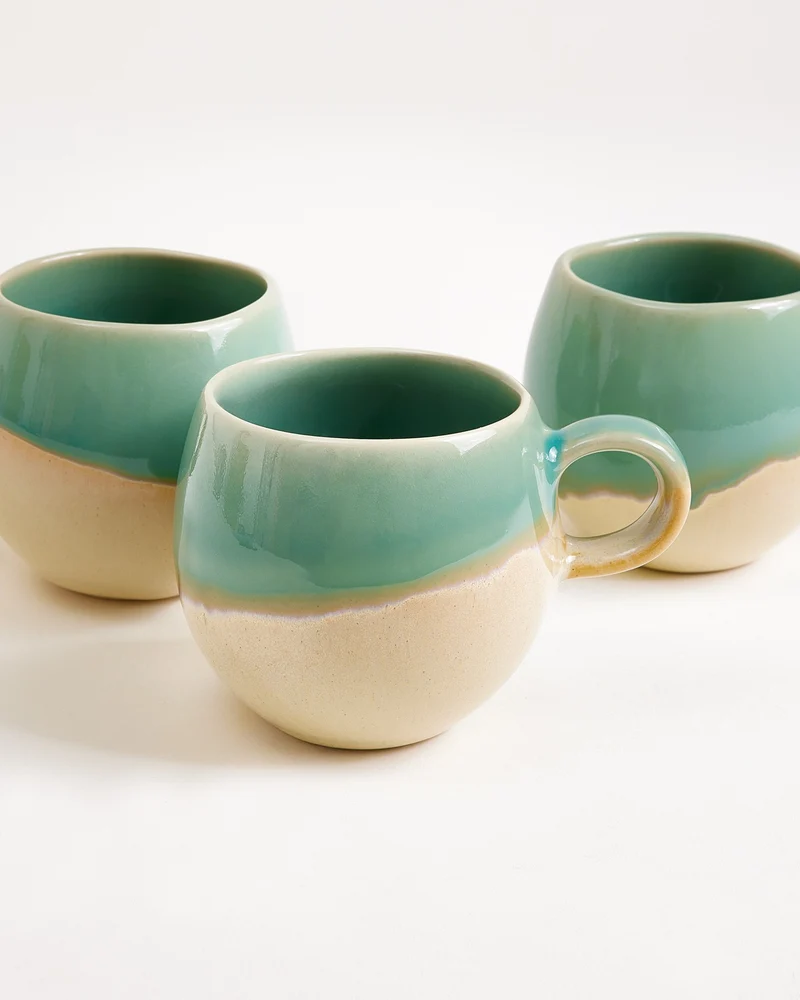 Bica Tasse klein hellgrün sand 4er-Set