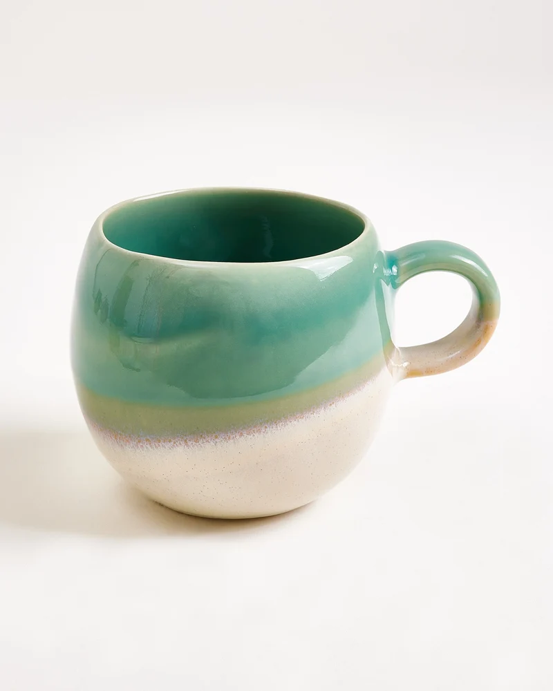 Bica Tasse groß hellgrün sand