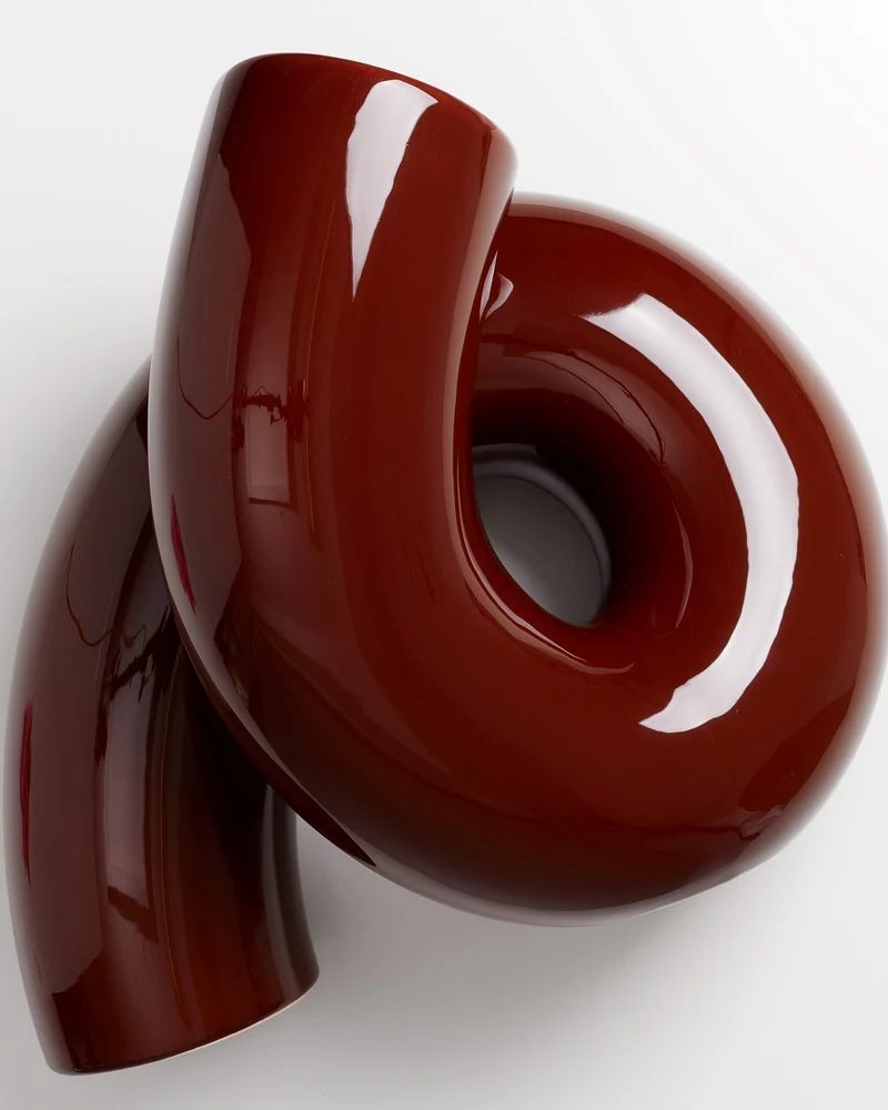 MaM x Ju Schnee Vase XL burgund