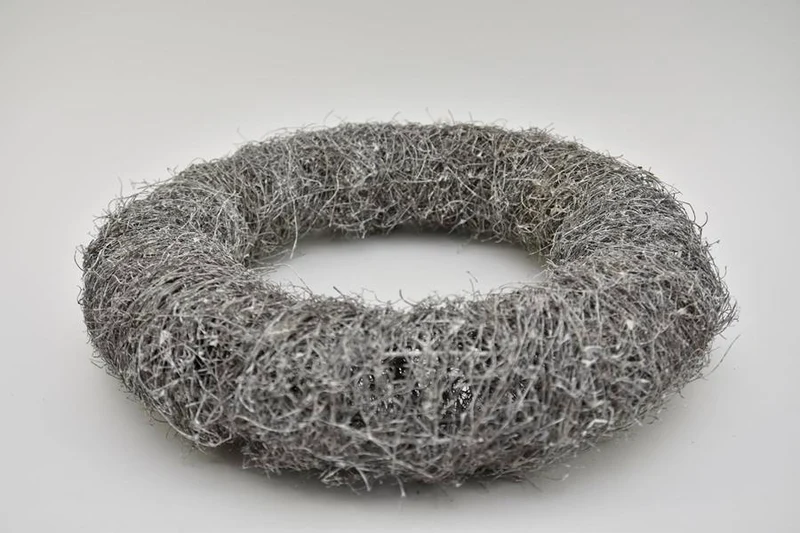 Salim Kranz 40x8.5cm rund White-Wash