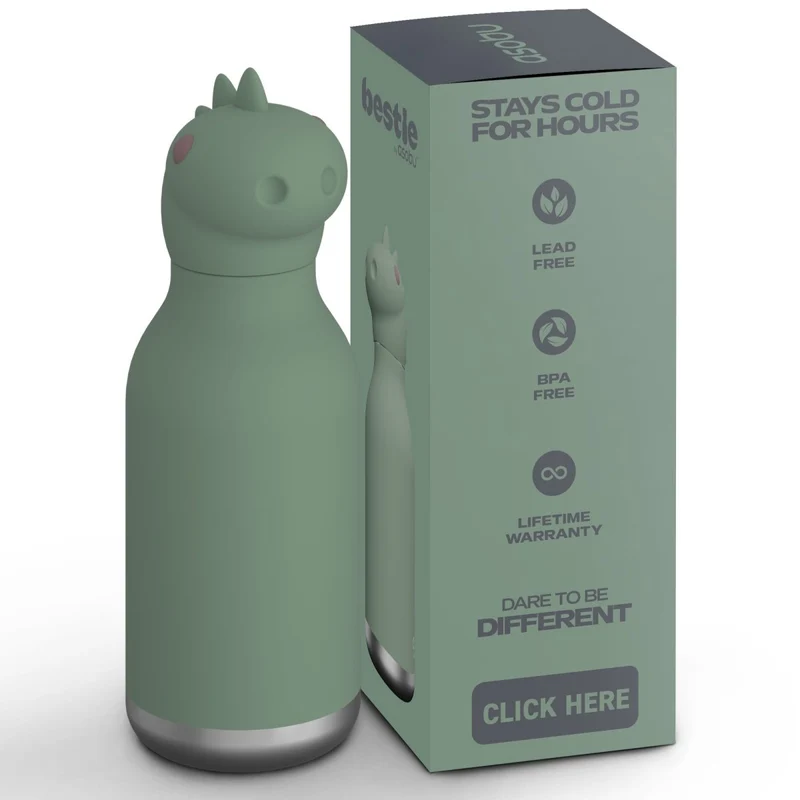 Isolierflasche Bestie Dino