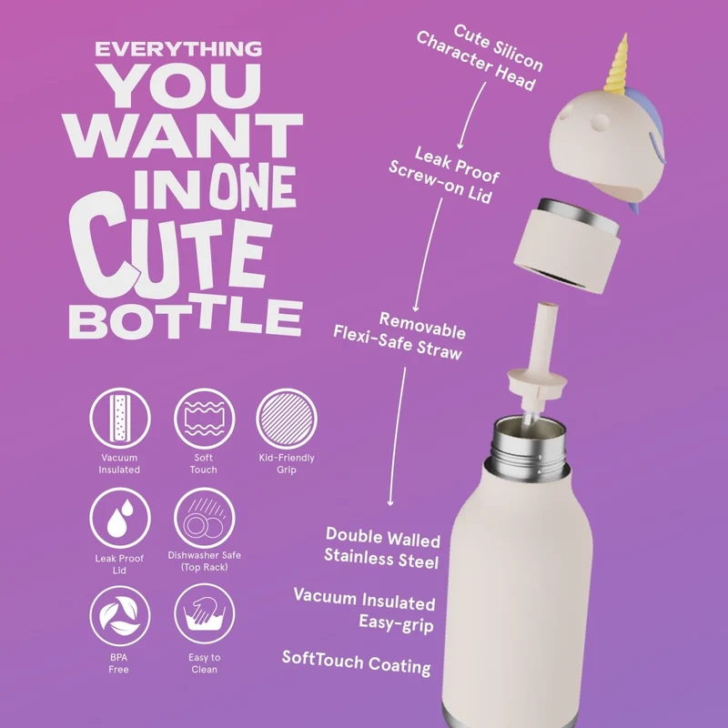 Isolierflasche Bestie Einhorn