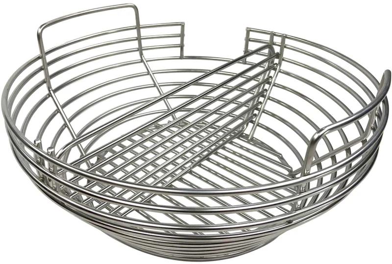 Keij Kamado Kohlenkorb (X)Large - für 21/23 Zoll Kamados - mit Aussparung für Chipfeeder - Universell