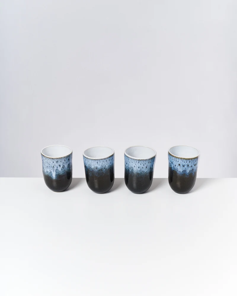 Alcachofra Becher groß schwarzblau