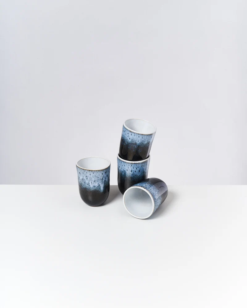 Alcachofra Becher groß schwarzblau