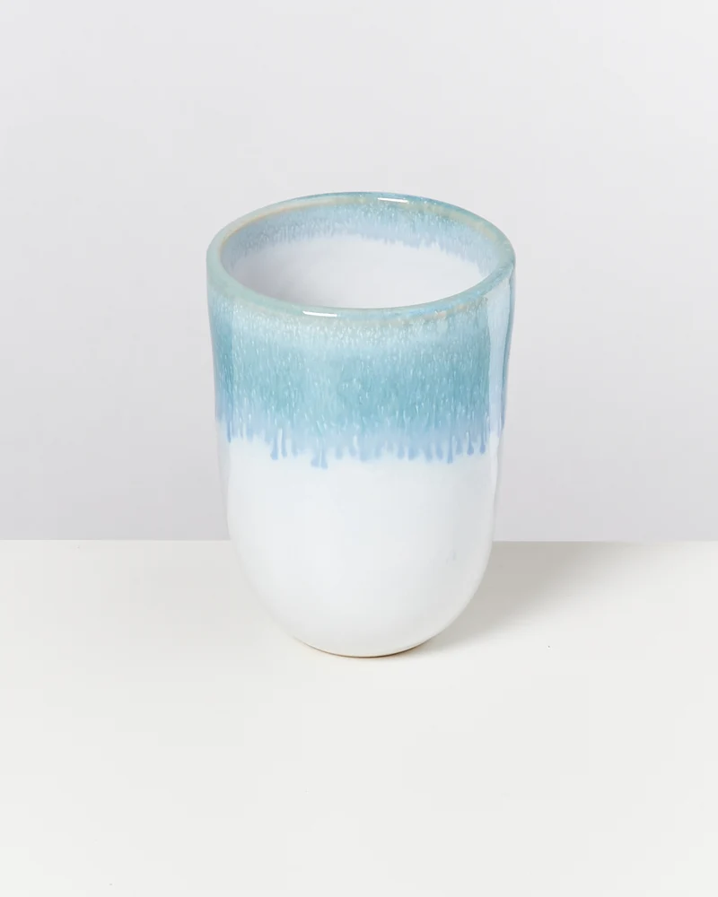 Alcachofra Becher groß grünblau 4er-Set